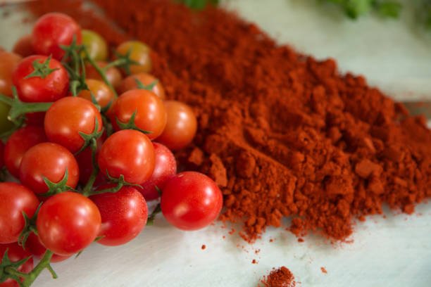 Cherry tomatoes and paprika